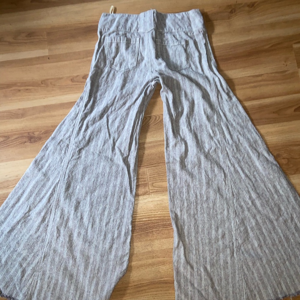 Free People Size 8 Flare Linen Pant
